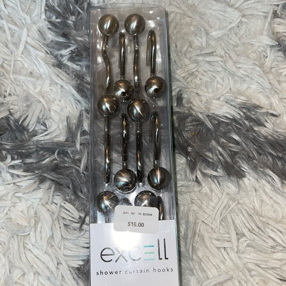 Excell Shower Curtain Hooks
